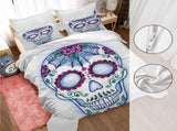 3Pcs/Set Distinctive Pattern Bedding Set Polyester Fiber Comfortable Quilt Cover Pillowcase V1294-YM0901-3117200097312