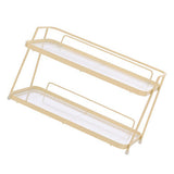 2 Tier Bathroom Countertop Counter Standing Rack Cosmetic Holder Storage Shelf Cosmetic V1294-YM0706-3117230205211