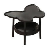 Butterfly Side Table 43x33x48cm 16.93x12.99x18.9in 2-Tier Multifunctional Coffee Table with Storage V1192-AZ-W-21709