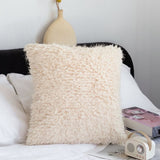 SOGA 50CM Beige Pillow Plush Sofa Cushion, Soft Fabric, Modern Couch Velvet, Decorative Throw Pillow FRENCHCUSHION201