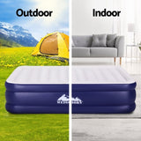 Weisshorn Air Mattress Queen Inflatable Bed Air bed 51cm AMAT-PIP01-51-Q-WHDBL