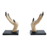 Halloween Horror Witch Hand Book Stand Resin Witch Hand Ornament Halloween Home Bar Decor Holiday V1294-YM0717-10352409