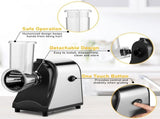 Electric Cheese Grater, 250W 5-in-1 Professional Cheese Grater Electric Vegetable, Electric V1192-AZ-W-10103