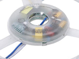 13.2 Inch Ceiling Fan LED Light Replacement PC 3 Color Adjustable Flush Mount Ceiling Fan Light V1294-YM0901-3119250048811