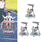 PINK Upgrade Adjustable Baby Walker Stroller Play Activity Music Kids Ride On Toy Car V201-DP240157