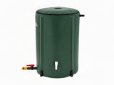 Weisshorn 100L/22Gal Collapsible Rain Barrel PVC Water Tank Collection Storage for Garden Irrigation RBT-HY-100L-GN