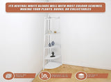 Corner Ladder Shelf Bookcase Display Storage Unit V63-836021