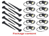 10PCS 12V LED Waterproof Outdoor Garden Spotlights Landscape Light Flood Lights Cool White V201-EAZ01982CL8-10AU