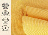 Braided Placemats for Dining Set of 6 - Round 15 inch Woven Heat Resistant Non-Slip Kitchen V1189-WXFWAL-20260319-01091