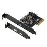 Simplecom EC312v2 PCIe x4 to 2-Port USB 3.2 Gen II 10Gbps USB-C and USB-A Expansion Card V1202-V2-MBSI-EC312V2