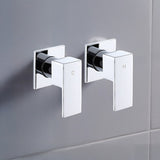 Bathroom Shower Bath Hot and Cold Square Mixer WATERMARK Certified in Chrome V63-847891