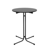 Gardeon Outdoor Bar Table Round Folding Desk Top 109cm Patio Furniture Black FF-TABLE-SL-BK