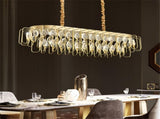 BAMDECOR C3345/OVAL1.2 Modern French Home Decor Luxury Crystal-leaf Chandelier LED Fashion V255-BAM-C3345-OVAL