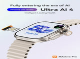 U4A Smart Watch, Bluetooth Calling Fitness Smartwatch, silver V1300-U4A-SILVER