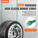 VEVOR 30 Pcs Bungee Cords Set 8mm Heavy Duty Bungee Straps with Steel Carabiners V952-DLKZDW30PCSYGXAYRV0