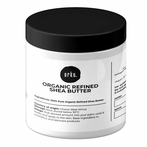 500g Refined Shea Butter Jar - Organic Pure African Karite Moisturiser V238-SUPDZ-39444154908752