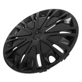 14 Inch Black Car Hub Caps Wheel Covers, Automotive Rim Protectors, Easy to Install V1369-AZ3-W-19422