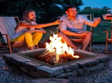 Fire Pit Ring, 42x42 in Outer/36x36 in Inner Diameter, 10inch Height Square Fire Pit Insert, Heavy V952-FXHH36INCH15QV13SV0