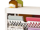 Book Rack Storage Bookshelf Small Storage Bookshelf Bookcase Large Capacity Easy Access for Living V1294-YM0901-3116230016117