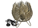 Gold Leaf Table Lamp 19x31cm V637-97026LMP