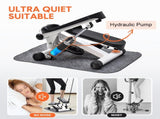 Mini Stepper Home Office Stair Stepper Machine with Resistance Bands and LCD Monitor for Full Body V985-STEPPERS2