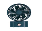Portable Electric Fan 270&deg Shaking Head Desktop Fan with 10 Gears USB Charging for HomeGreen V1294-YM0901-3113210088612