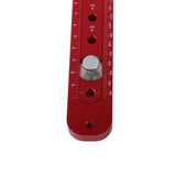 Woodworking Compass Scriber Portable Aluminum Alloy Woodworking Compass Tool Adjustable Inch Arc V1294-YM0901-3114240098912