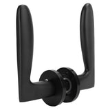 Entry Door Handle Lock Locking Lever Handle Set Reversible for Right Left Sided DoorsH Style V1294-YM0721-3114200099011
