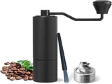 Manual Coffee Grinder - Adjustable Stainless Steel Hand Crank Coffee Mill, Portable V1263-JX-4451