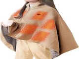 USB Power Supply Electric Heated Blanket Shawl Portable Wearable Heated Throw 3 Heat Levels Machine V1197-JD-042403