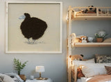 Cuddly Sheep Hand-Made Framed Canvas Wall Art 50cm V637-95201SHP