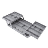 Foldable Expandable Desk Organizer Double Row Multi Level Drawer Organizer Tray for Jewelry Cosmetic V1294-YM0901-3117240180811