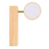 LED Wall Mounted Light Rotation Warm Light Hardwired Wall Sconces Lamp for Bedroom Original Wood V1294-YM0901-3119250032711