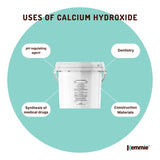 Kemmie 2.5kg Calcium Hydroxide Powder Tub - Food Grade Pickling Lime FCC V238-SUPDZ-33022677745744