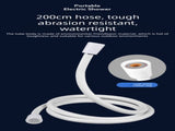 Portable Electric Outdoor Shower Kit Handheld Battery-Powered Shower Head Set for Camping, V888-ELOSUNG44637