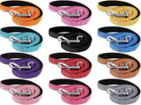 12 Pack Dog Leash Bulk, Double Sided Reflective, Nylon Leashes with Padded Handle for Small, Medium, V1259-DP01-A-1191