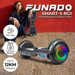 Funado Smart-S W1 Hoverboard Carbon Fiber FND-HB-104-QK V227-3358840000630
