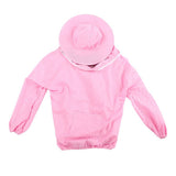 Outdoor Beekeeping Protective Veil Jacket Breathable Bee Suit Beekeeper Supplies AccessoryPink V1294-YM0901-3111200065211