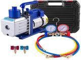 Vacuum Pump 4.8CFM 1/3HP Air Vacuum Pump HVAC A/C Air Refrigerant Rotary Vane Vacuum Pump Single V952-4.8CFM1/3HPZKB3F1V3