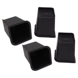 4Pcs Furniture Riser 6in Heavy Duty Slip Proof ABS Bed Rise Lift Block for Chair Sofa V1294-YM0703-3114230002611