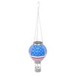 Hot Air Balloon Solar Lantern Decorative Solar Hanging Light with Candle Holder for Courtyard Garden V1294-YM0901-3111240205011
