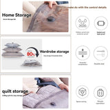 15Pcs Vacuum Storage Compression Bags Clothes Quilt Travel Space Saving Storage Set V1263-JX-7728