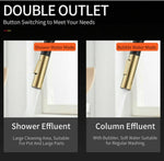 2023 Brushed Gold Spout Matte Black pull out with spray function kitchen mixer tap faucet V549-EB373451323482