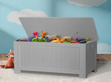 Levede Kids Toy Box Storage Chest Cabinet Grey TB1008-GY_NZ