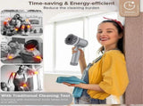Electric Cleaning Brush with 6 Attachments, Rechargeable Scrubber V1263-JX-5308