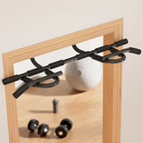 Everfit Pull Up Bar 104CM Doorway Chin Up Horizontal Bar Gym PUB-A-L-BK