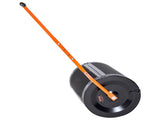 Compost Spreader, 24 in Wide Peat Moss Spreader with T Shaped Handle, 3 Heights Adjustable, V952-GTSBJHSFMTCGIFLZ7001V0