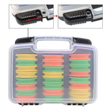 24Pcs Fishing Line Storage Holder with Storage Box Foam Spools Fishing Line Winders Hook Board V1369-AZ3-W-13898