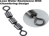 High Speed 3 Roller Swivels, Bead Chain Barrel Swivels Fishing Tackle Trolling Rolling Leader Lure V1259-DP01-A-5316
