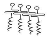 4PCS Spiral Tent Tacks Iron Stable Spiral Type Heavy Duty Spiral Tent Stake for Tent Trampolines V1294-YM0703-3111230089811